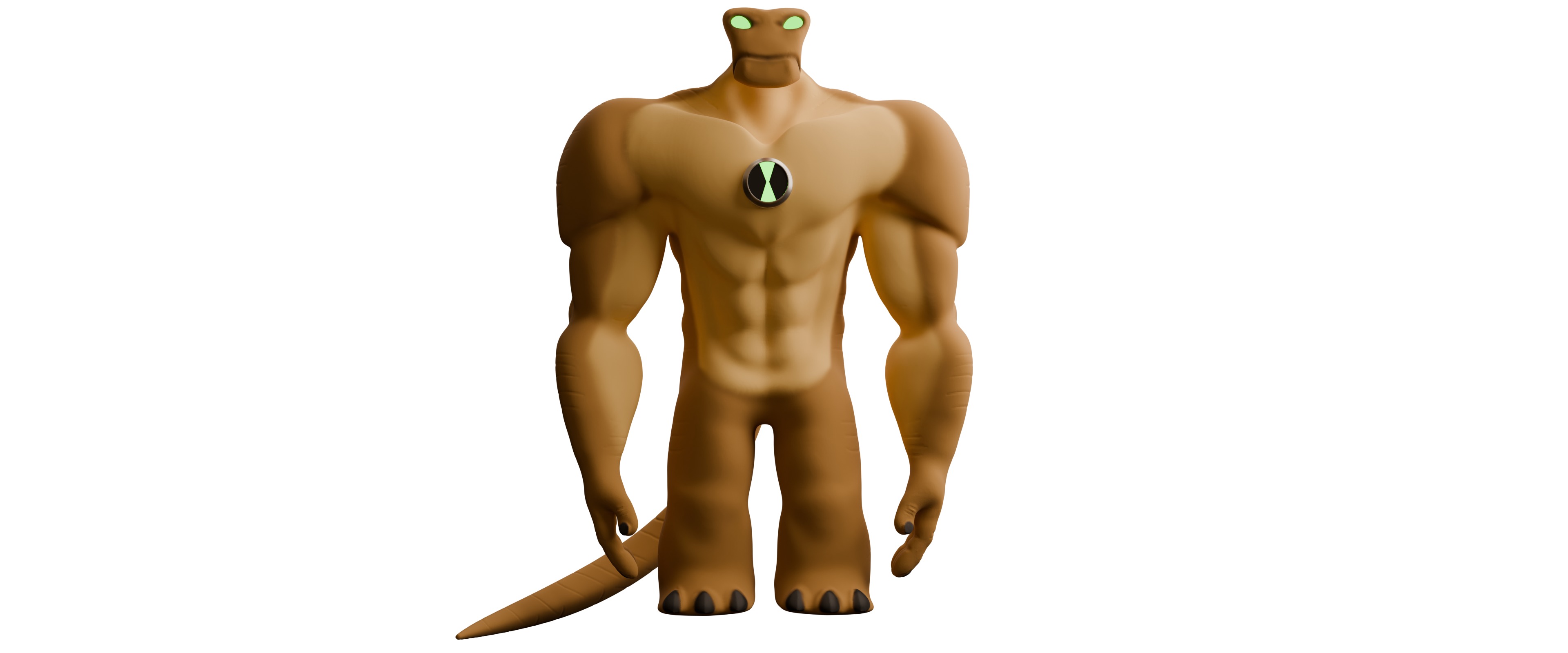 Ben 10 alien 3D model  Low-poly 3D model_11