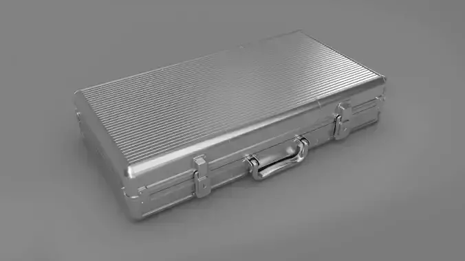 Poker Case 3D Model 3D model