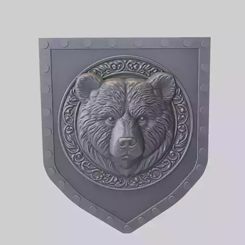 Bear Animal Wall Bear Animal Medallion 