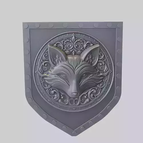 Fox Animal Wall Fox Animal Medallion 