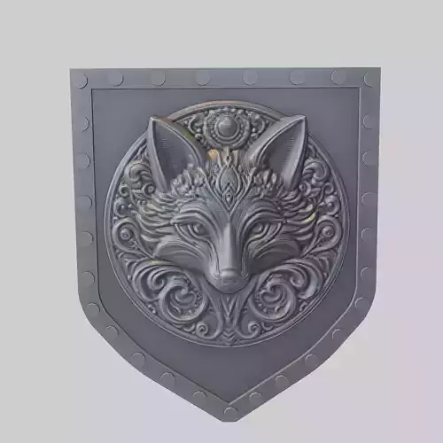 Fox Animal Wall Fox Animal Medallion 