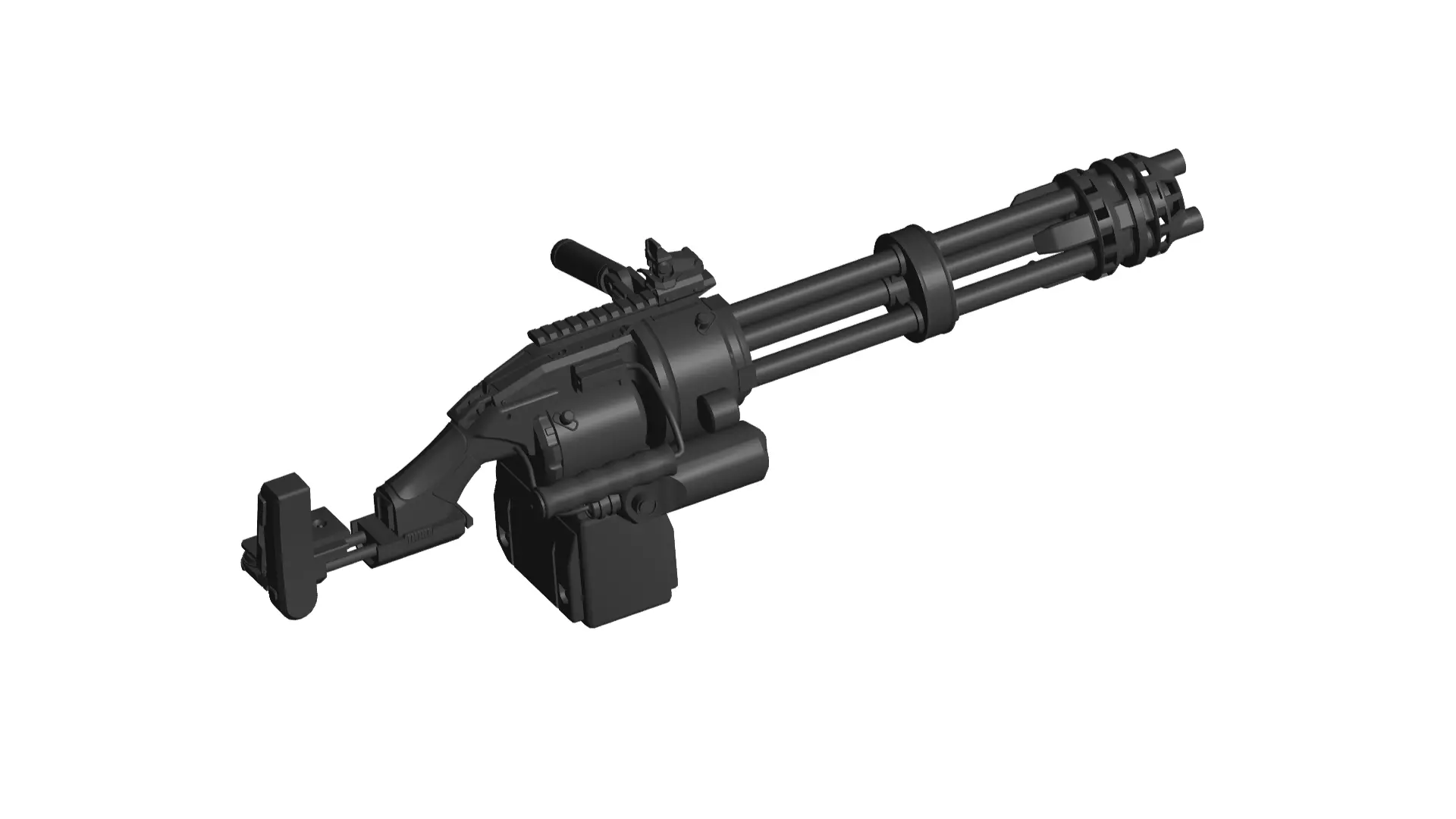 M134 Minigun 3D model_0