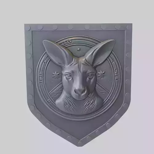 Kangaroo Animal Wall Kangaroo Animal Medallion 