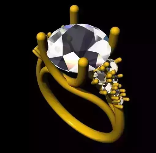 Cluster Ring 3dm file