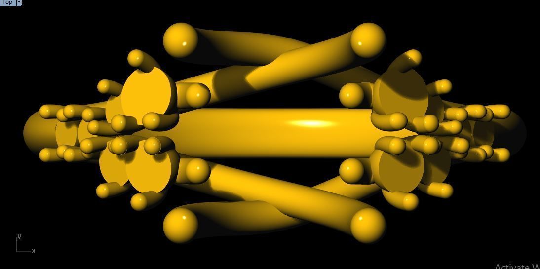 Cluster Ring 3dm file 3D print model_3