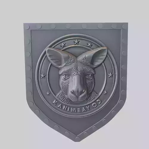 Kangaroo Animal Wall Kangaroo Animal Medallion 