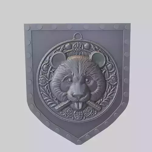 Panda Animal Wall Panda Animal Medallion 