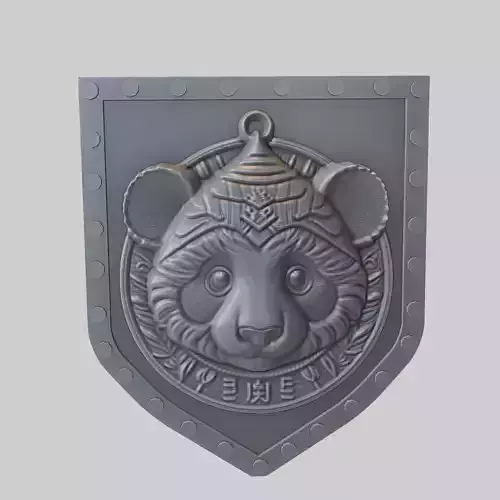 Panda Animal Wall Panda Animal Medallion 