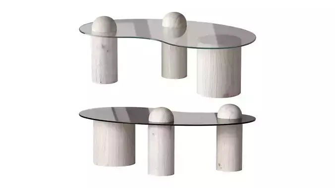 Bean coffee table by Li-Aa-Lo studio