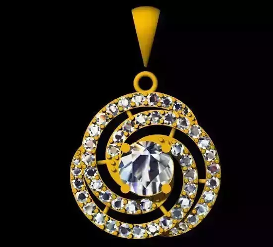 Diamond Pendant 3dm file