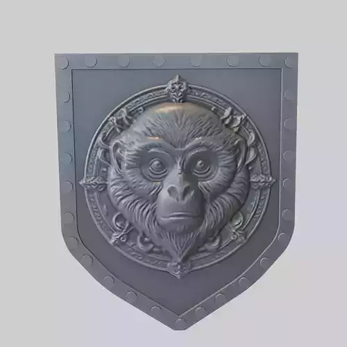 Gibbon Animal Wall Gibbon Animal Medallion 
