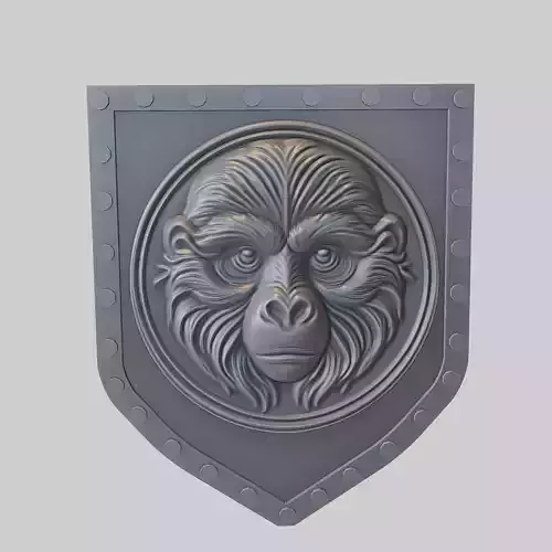 Gibbon Animal Wall Gibbon Animal Medallion 