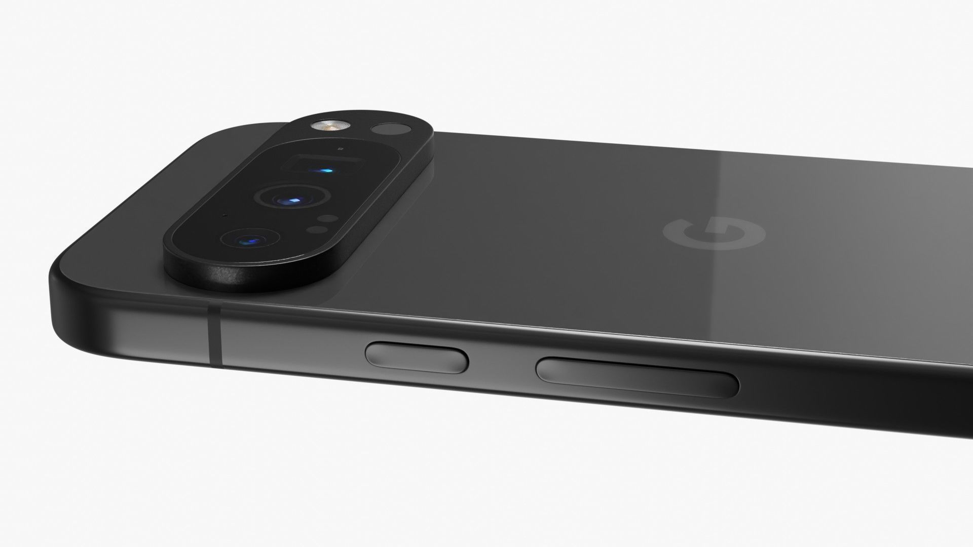Google Pixel 9 Pro Obsidian Low-poly 3D model_5
