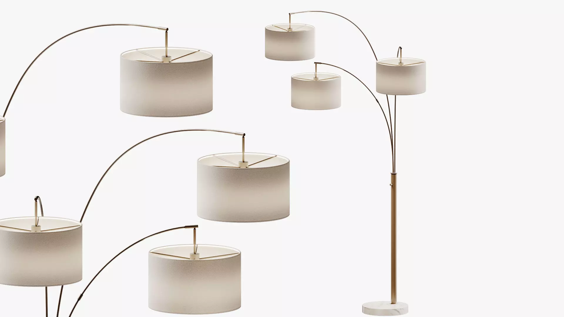 Felice Smart Enabled Floor Lamp 3D model