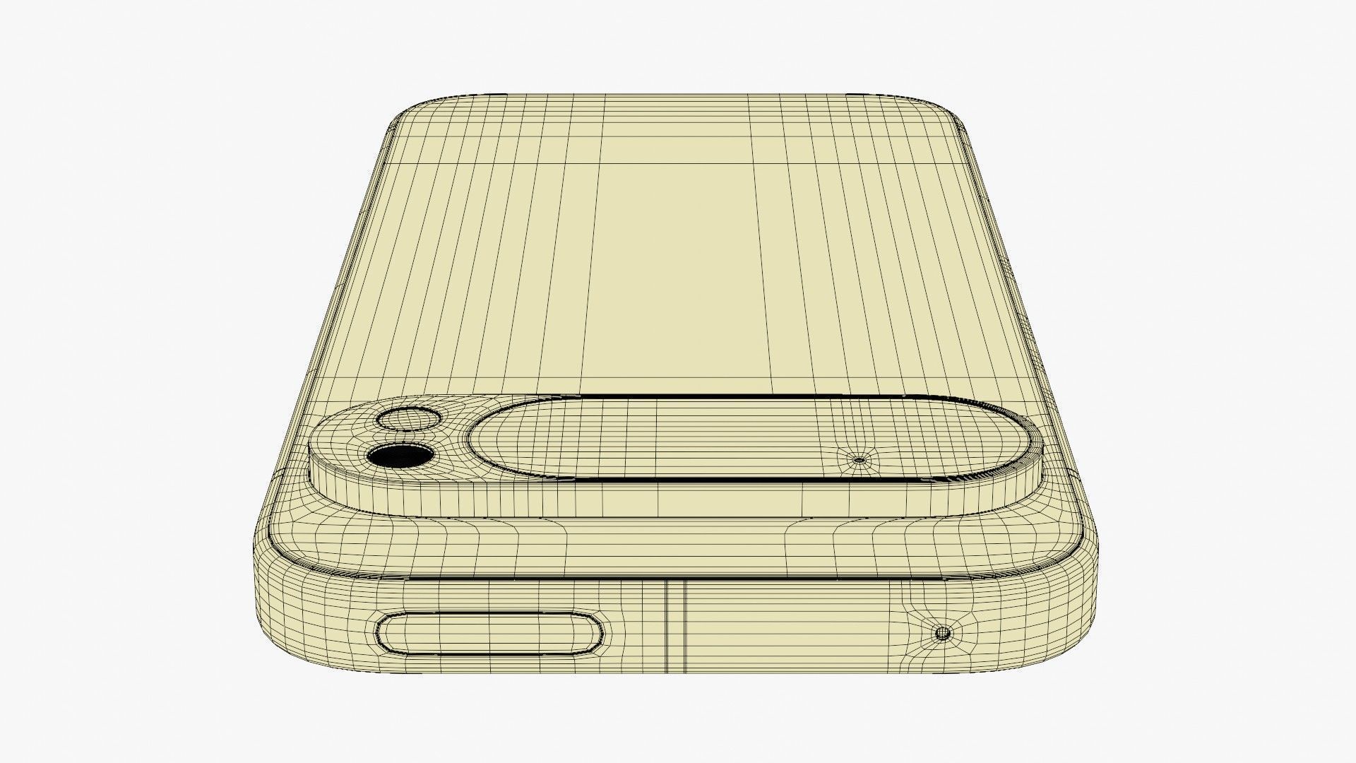 Google Pixel 9 Pro Rose Quartz Low-poly 3D model_16