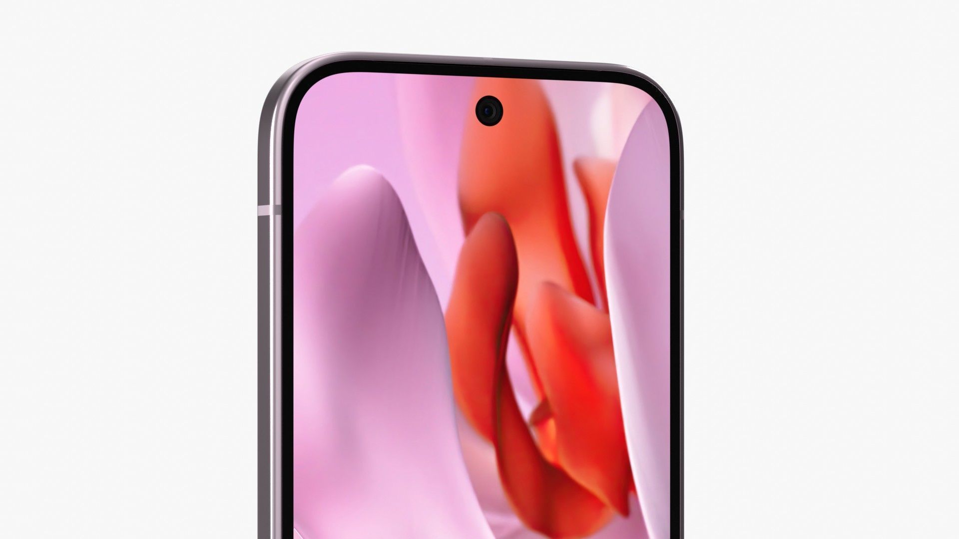 Google Pixel 9 Pro Rose Quartz Low-poly 3D model_6