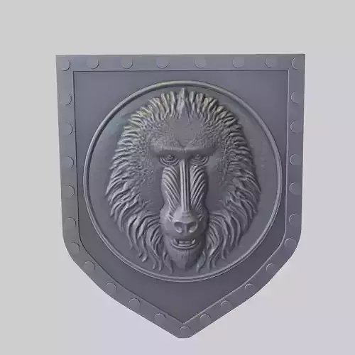 Baboon Animal Wall Baboon Animal Medallion 