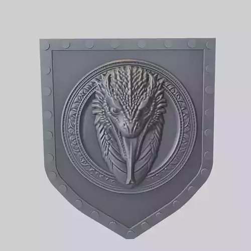 Komodo Dragon Animal Wall Komodo Dragon Animal Medallion  3D print model