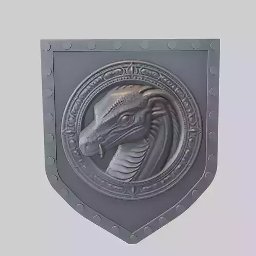 Komodo Dragon Animal Wall Komodo Dragon Animal Medallion  3D print model