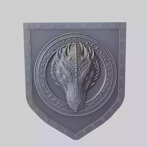 Komodo Dragon Animal Wall Komodo Dragon Animal Medallion  3D print model