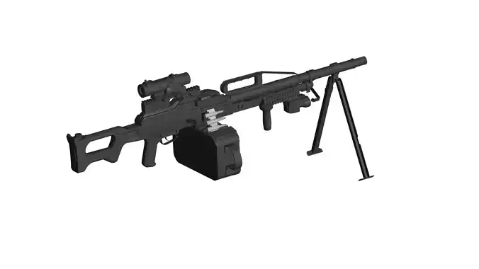 PKM machine gun