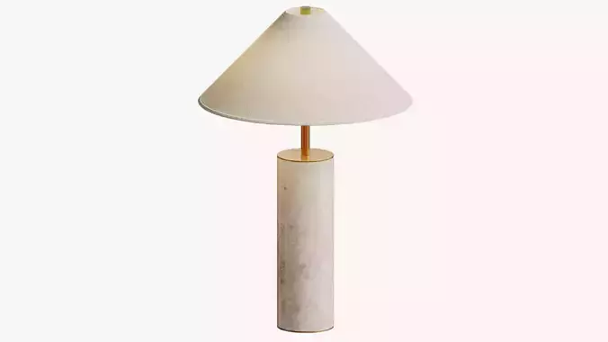 Adelaide Marble Table Lamp 3D model