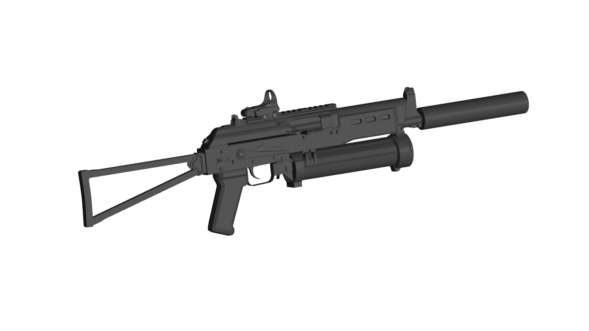 PP-19 Bizon 3D model_0