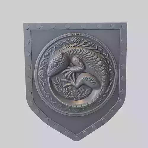 Lizard Animal Wall Lizard Animal Medallion 