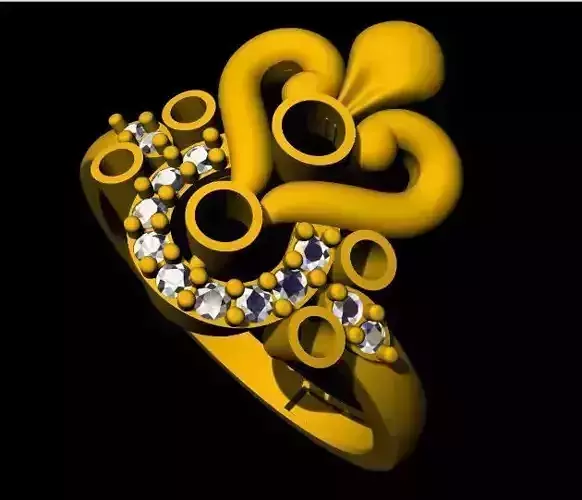 Cluster Ring 3dm file