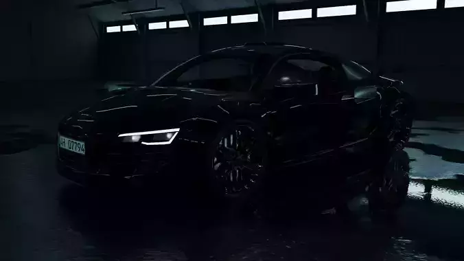 3d Audi R8 car model 