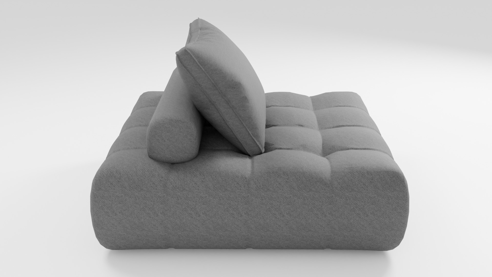 Modular sofa in dark tones in a modern Scandinavian style 3D model_1
