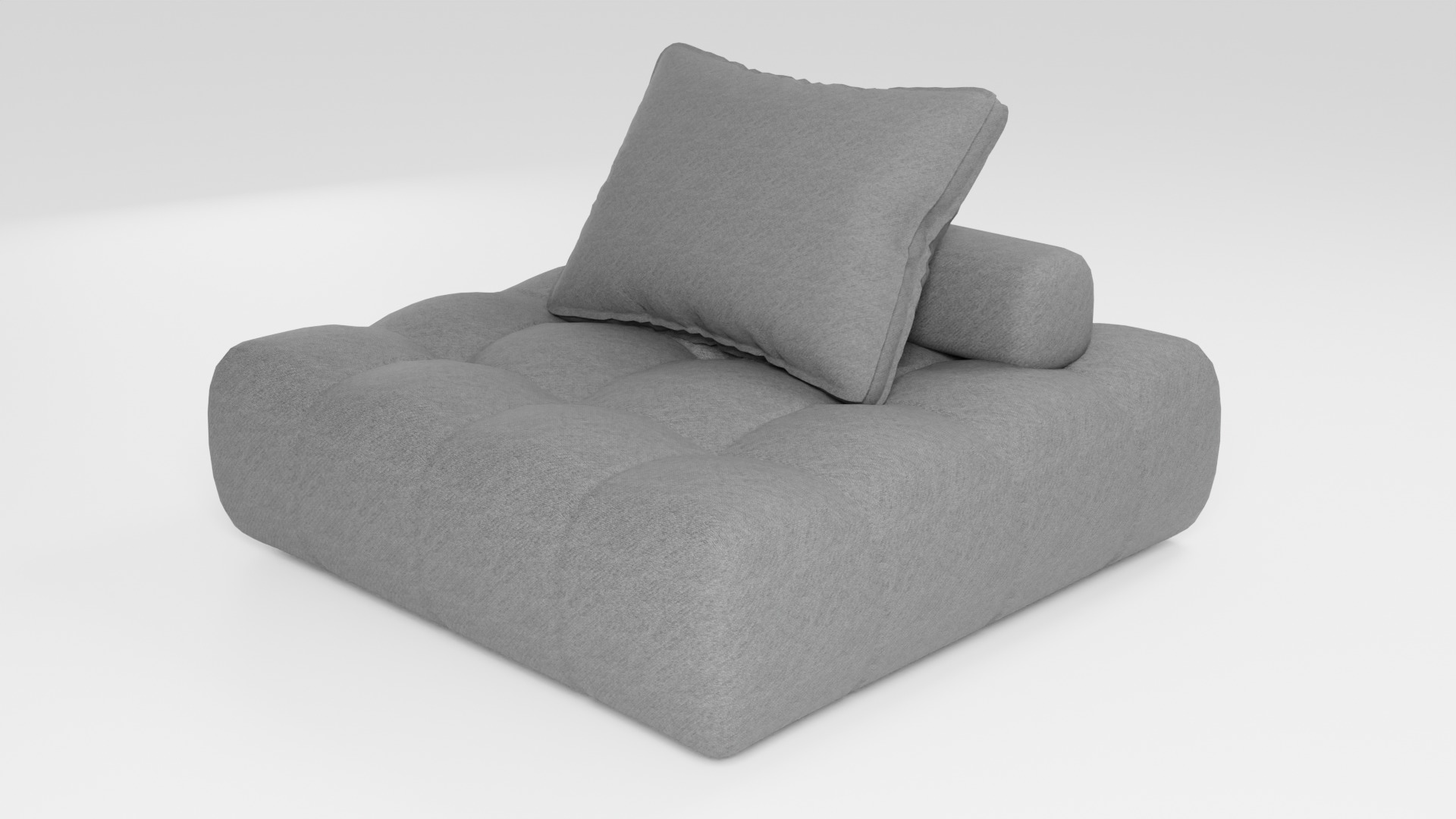 Modular sofa in dark tones in a modern Scandinavian style 3D model_4