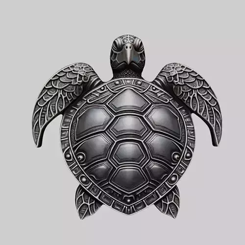 Sea Turtle Animal Head Sea Turtle Animal Medallion 
