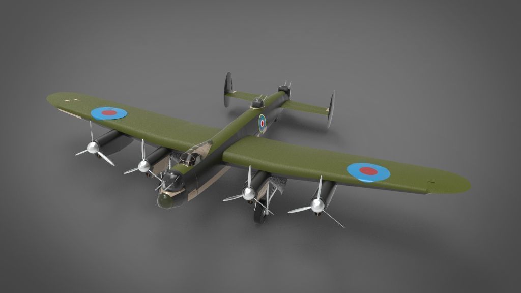 Avro Lancaster 3D model_6