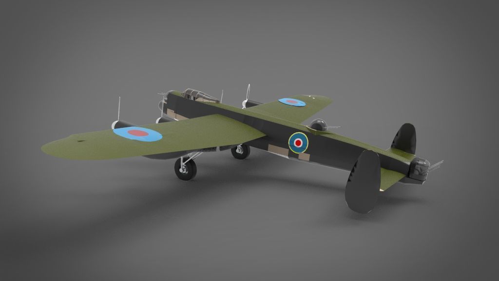 Avro Lancaster 3D model_5
