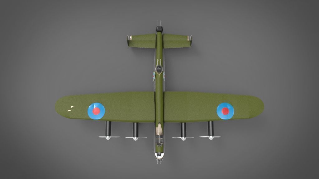 Avro Lancaster 3D model_2