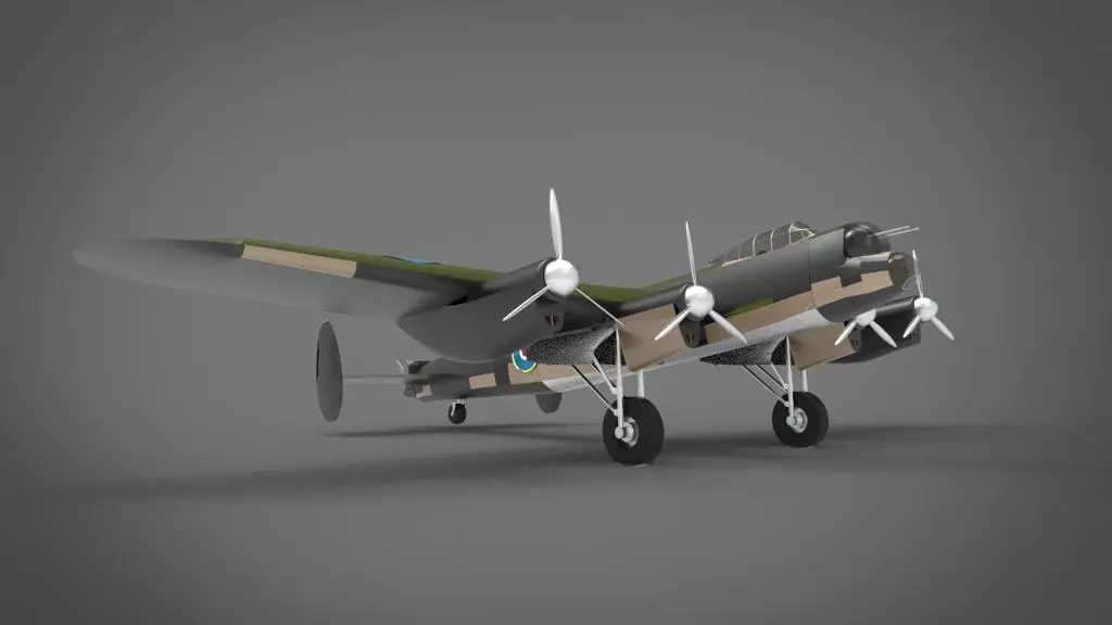 Avro Lancaster 3D model_0