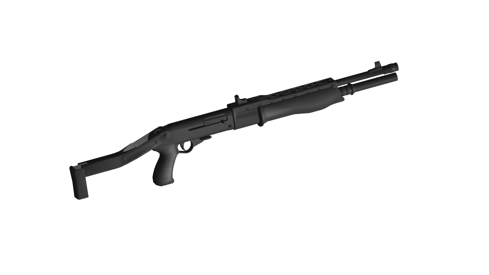 Franchi SPAS-12 3D model_0