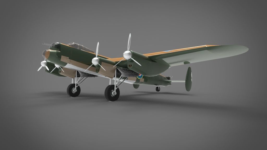 Avro Lancaster 3D model_3