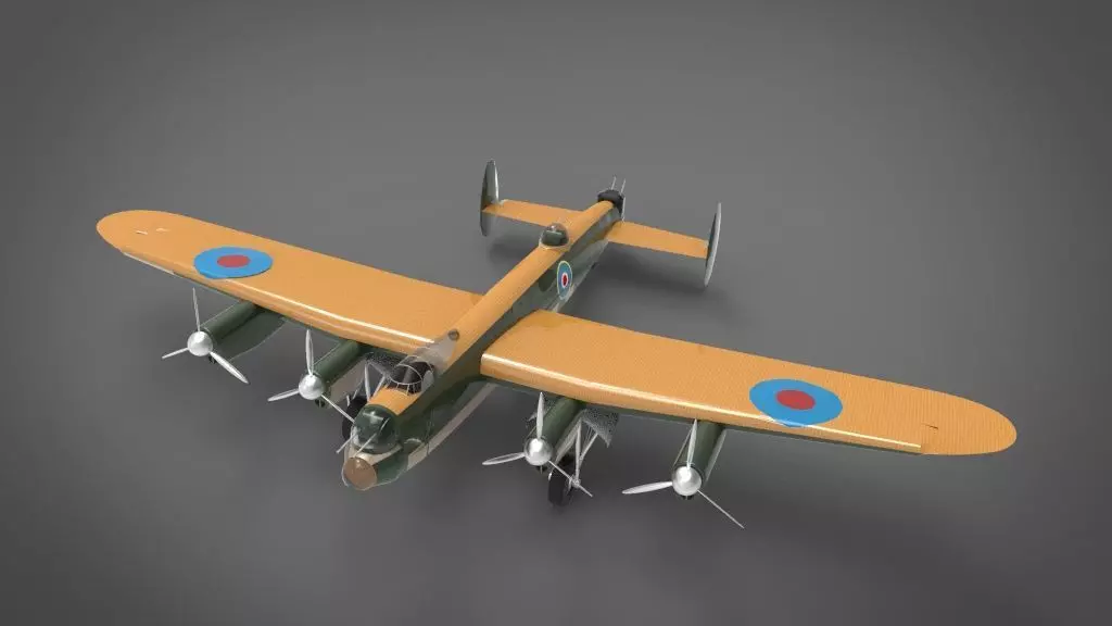 Avro Lancaster 3D model_0