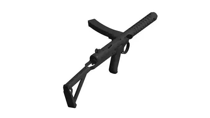 Sterling submachine gun 3D model