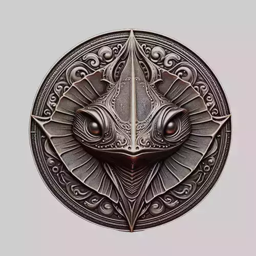 Stingray Animal Head Stingray Animal Medallion 