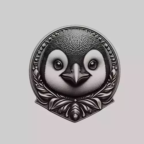 Penguin Animal Head Penguin Animal Medallion 