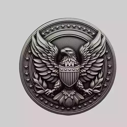 Eagle Animal Head Eagle Animal Medallion 