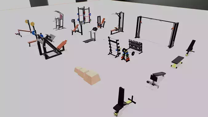 20 PCS GYM MACHINES FITNESS EQUIPMENT