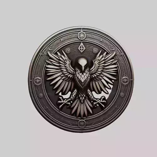 Hawk Animal Head Hawk Animal Medallion 