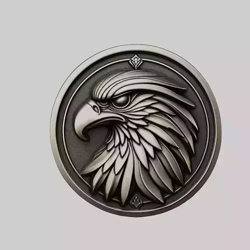 Hawk Animal Head Hawk Animal Medallion 
