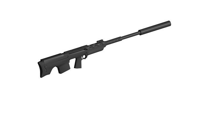 VKS sniper rifle 3D model
