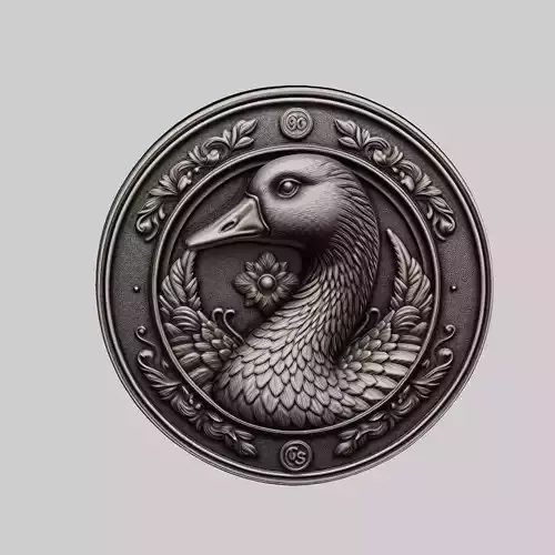 Goose Animal Head Goose Animal Medallion 