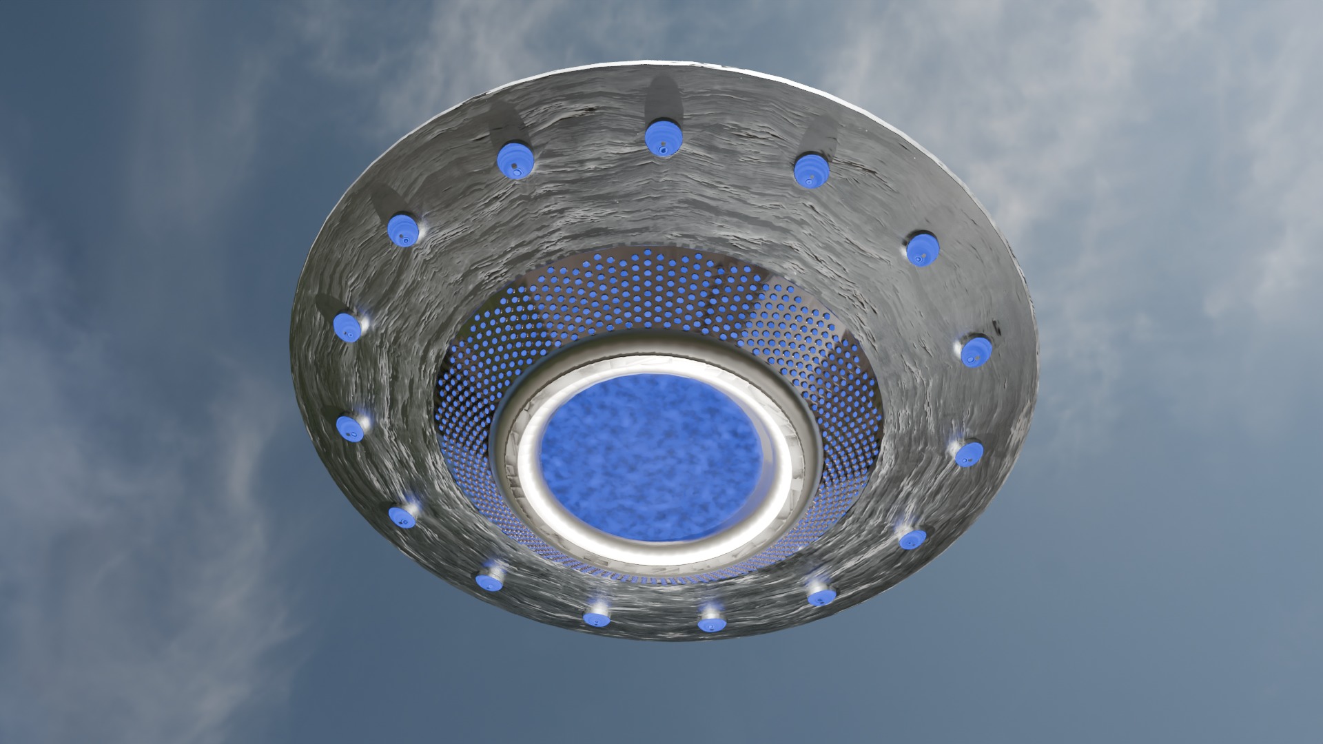 Flying Saucer Free 3D model_6